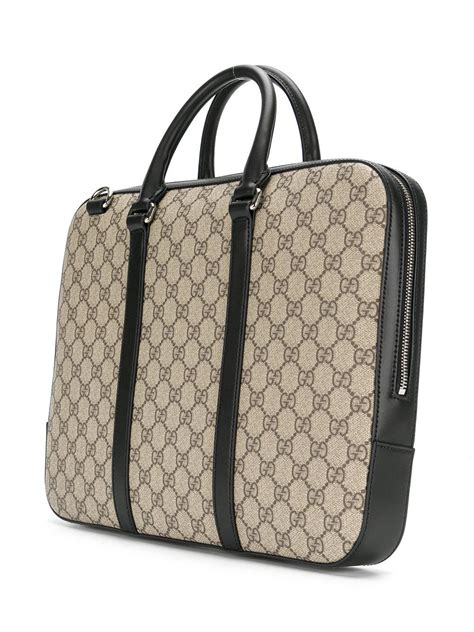 laptop leather sleeve gucci cover|Gucci leather laptop bag.